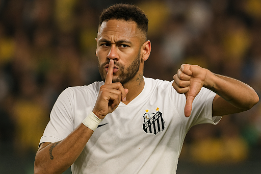 Atitude de Neymar em goleada contra o Mirassol viraliza nas redes
