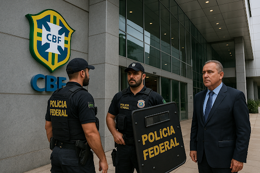 Presidente da CBF é alvo de operação da Polícia Federal por suspeita de crime eleitoral