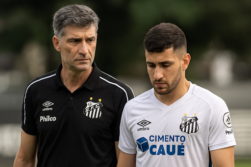 Vojvoda chega ao Santos