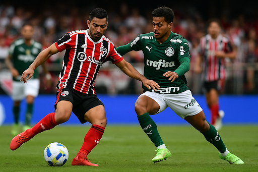 São Paulo x Palmeiras- clássico de gigantes no Brasileirão portada